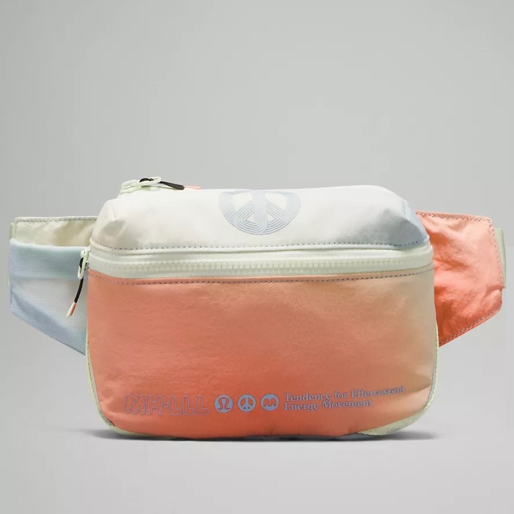 🌈NWT🤍Lululemon Athletica x Madhappy Clean Lines Belt Bag in Ombre Multicolor